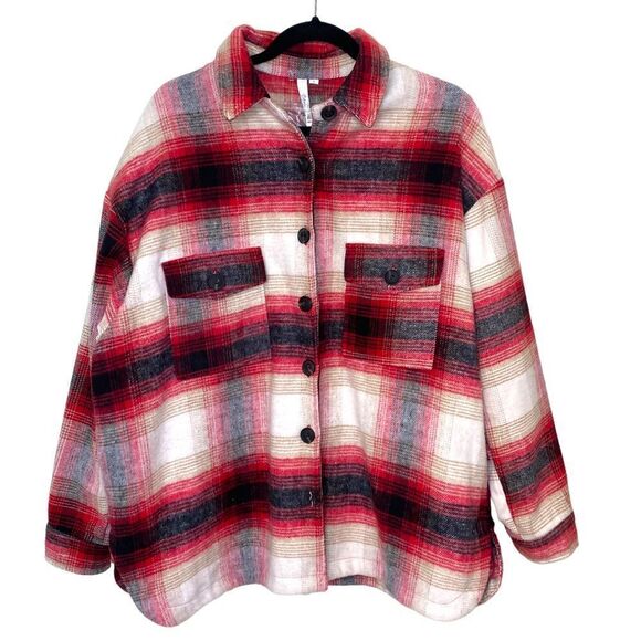 ELAN Riley Plaid Jacket / Shacket - Picture 11 of 13